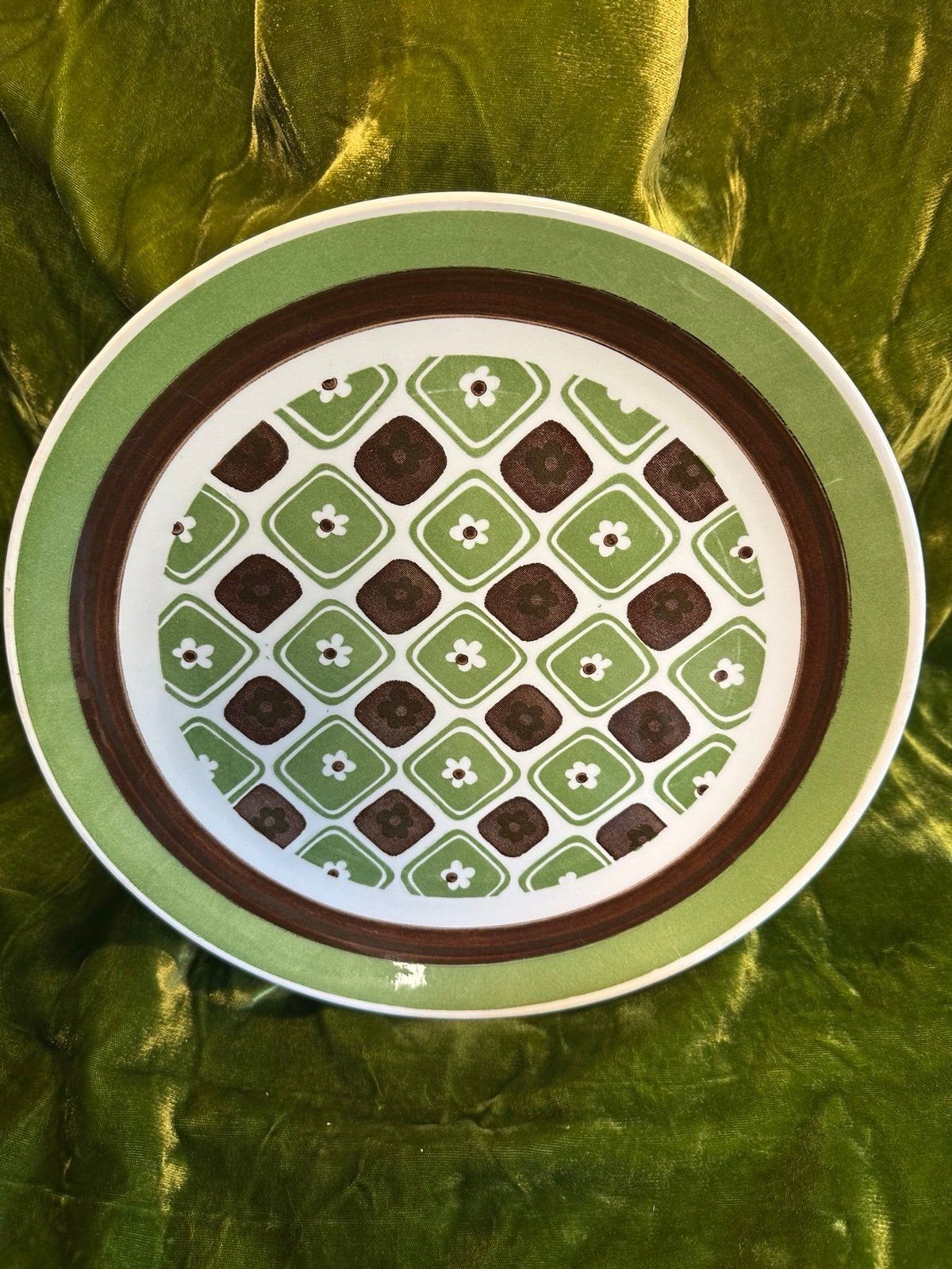 Vintage Rörstrand Anemon MCM Chop Plate Platter