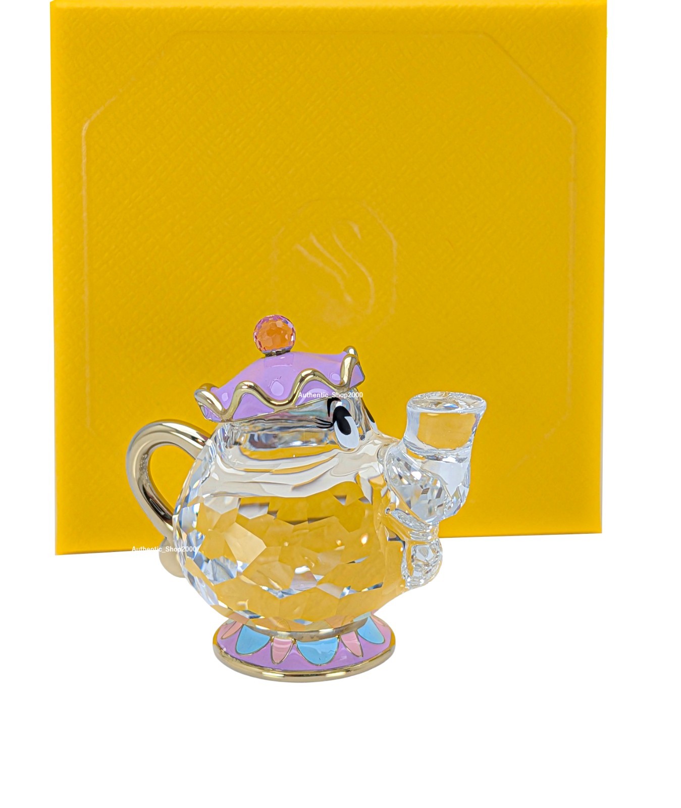 NIB SWAROVSKI Crystal Disney Beauty And The Beast Mrs. Potts Figurine 5714992