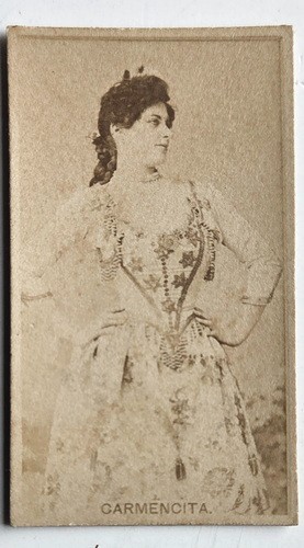 Carmencita N245 [WTI 368] Kinney Actresses, Horizontal Back, Dukes Cigs, EX-NRMT