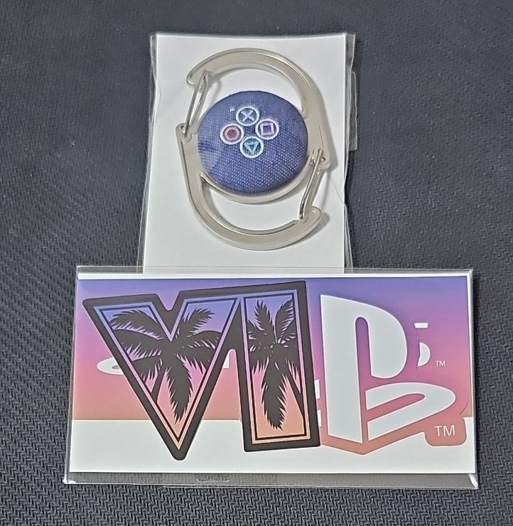 GTA 6 VI PlayStation TGS 2026 Limited Sticker Carabiner Set PS5 Japan Promo
