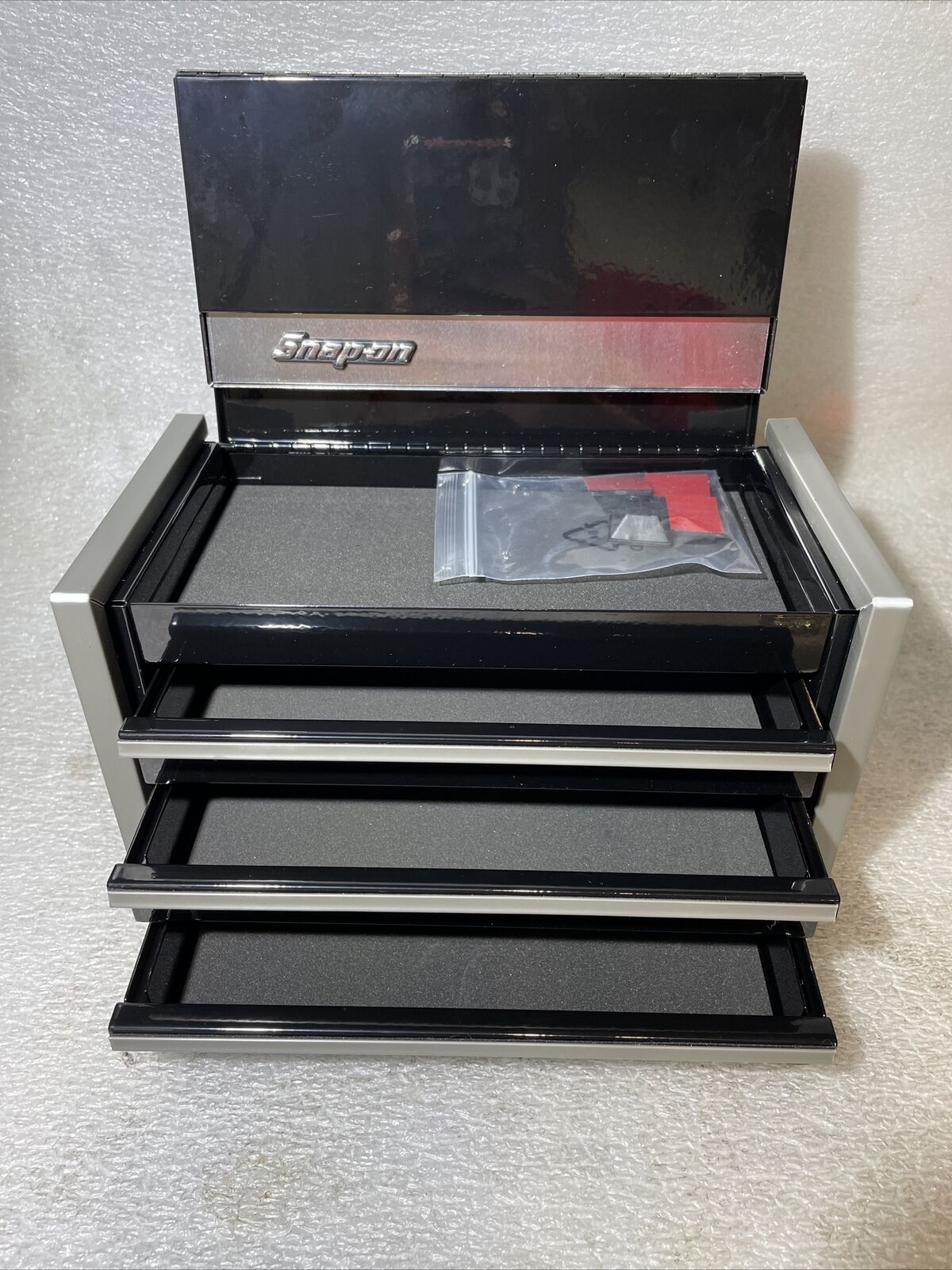 Snap-on BLACK Mini Micro Tool Box ~ Top Chest - KMC923APB *NEW IN BOX*