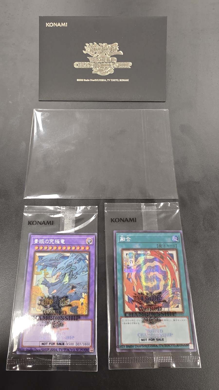 Yu-Gi-Oh WCS 2026 Polymerization Blue-Eyes Ultimate Dragon With Envelope 