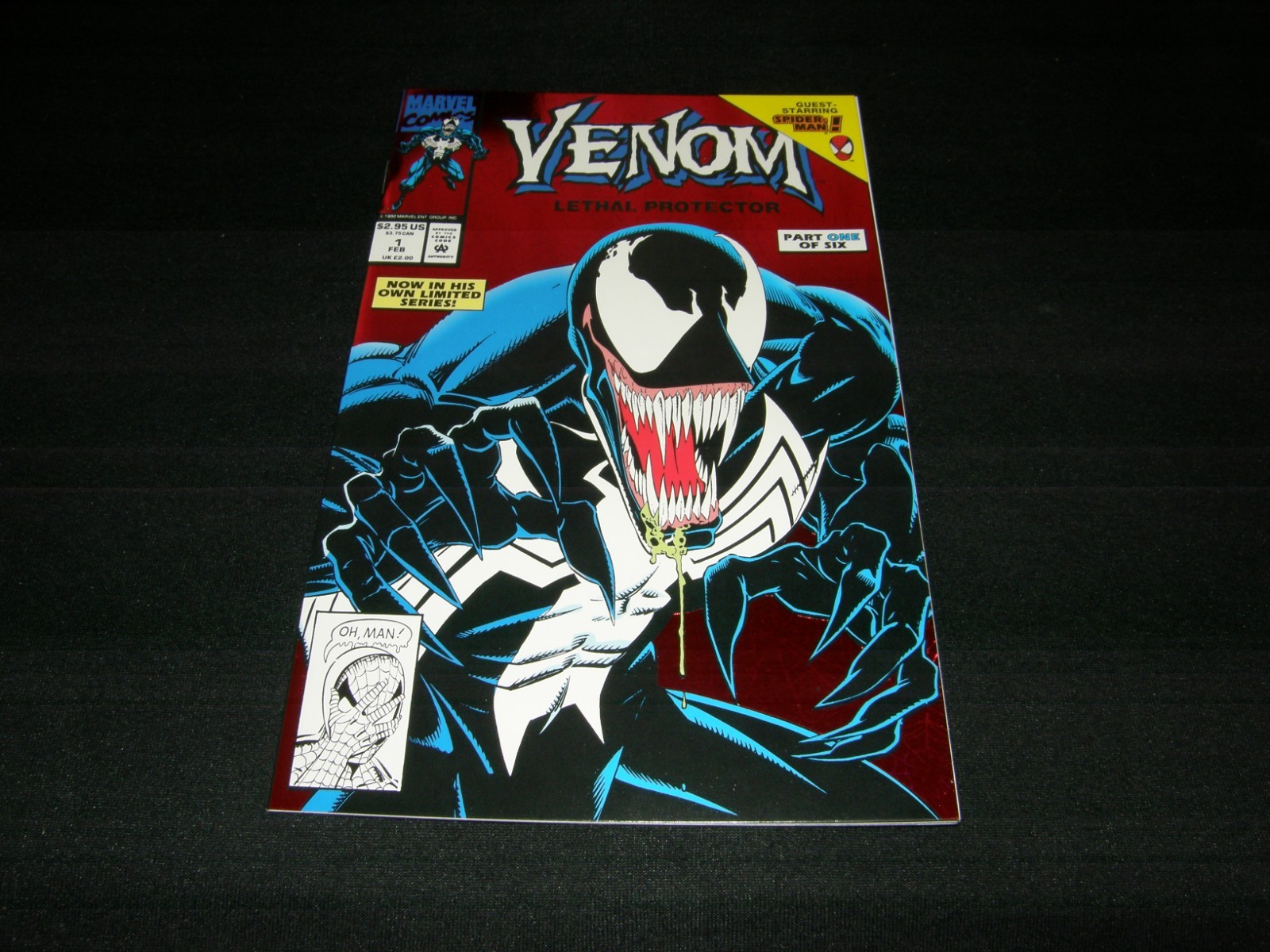 VENOM LETHAL PROTECTOR #1 PART ONE OF SIX 1993 MARVEL COMICS