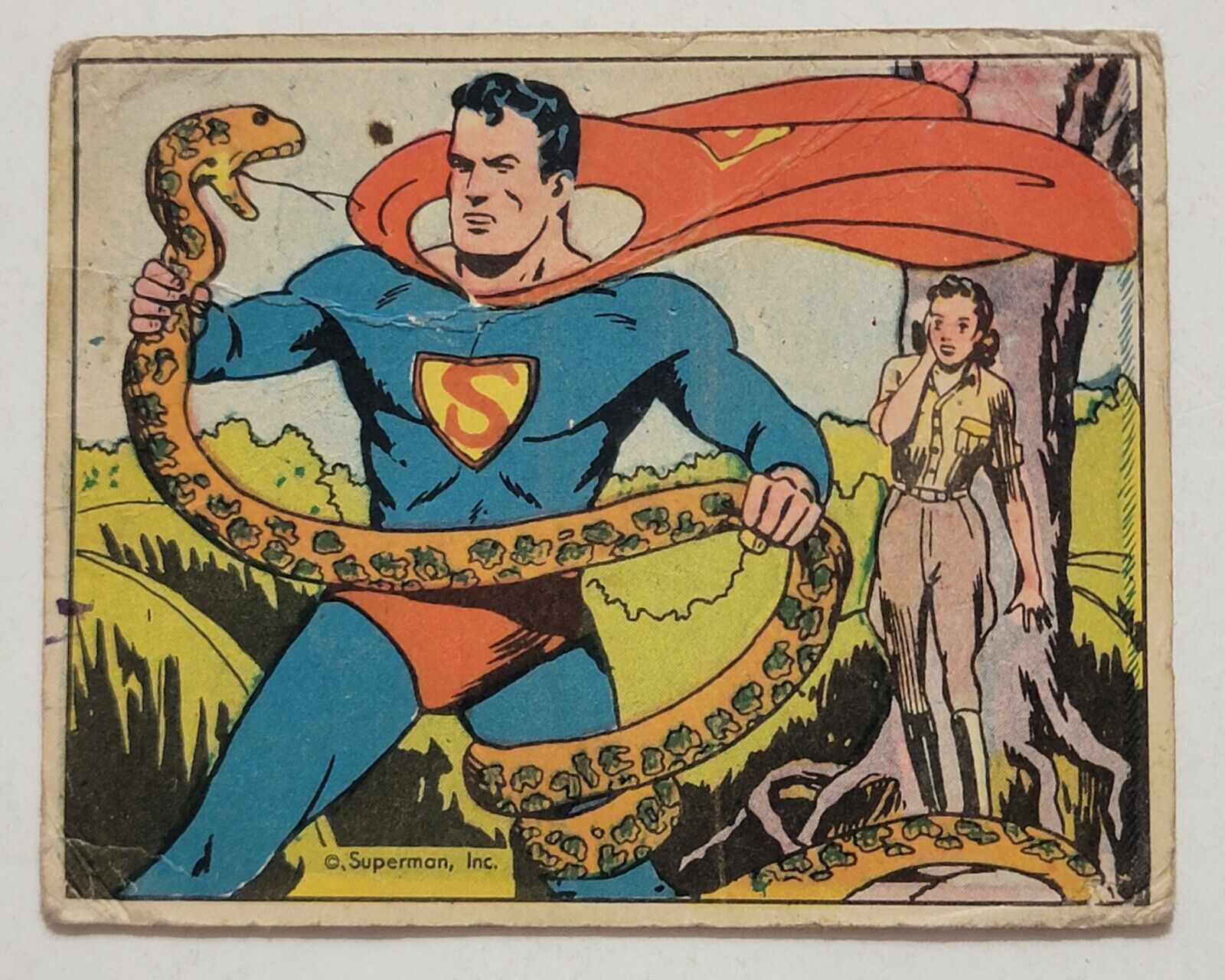 1940 SUPERMAN GUM CARD #35 