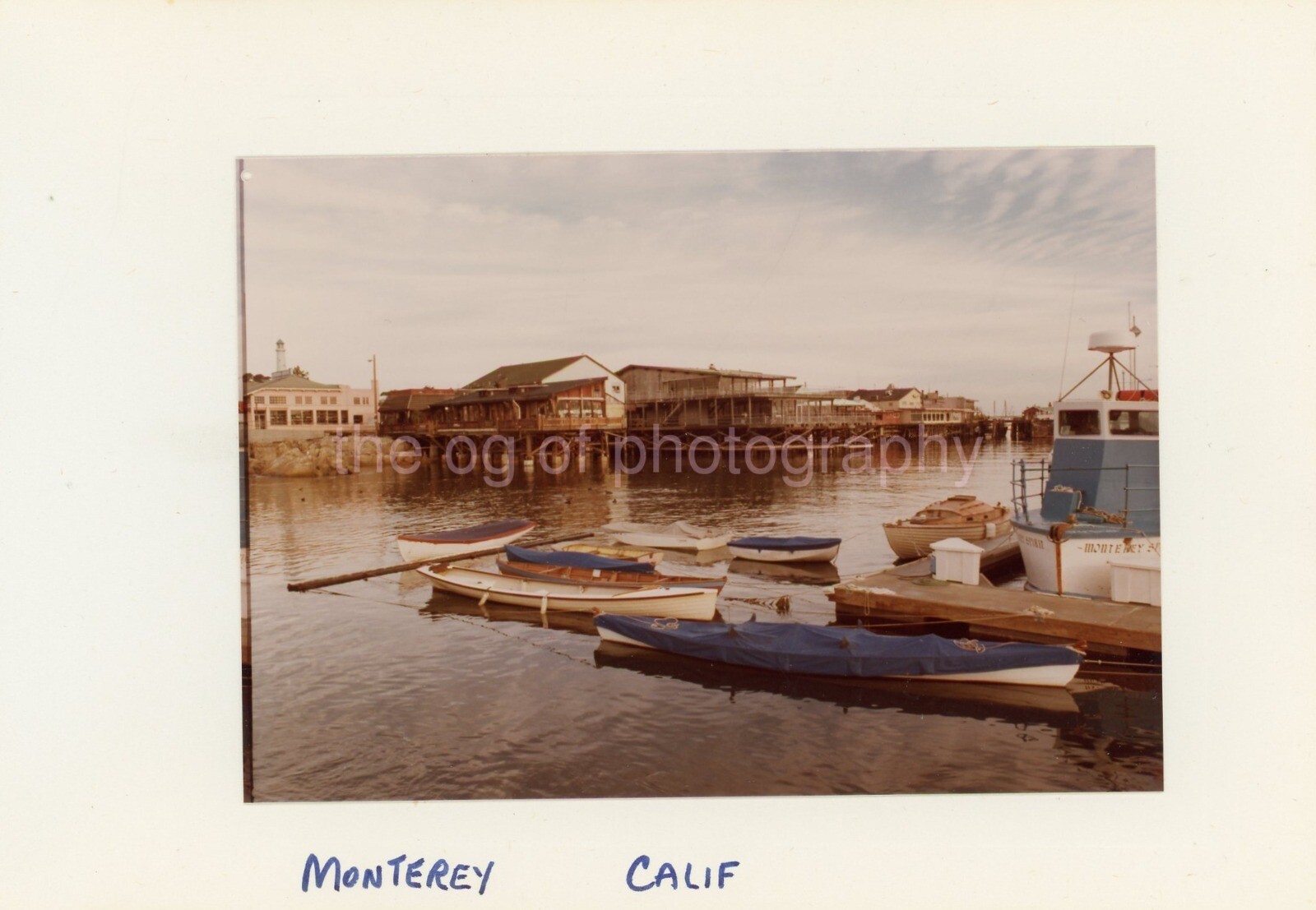 LOT OF 2 Color MONTEREY CALIFORNIA Original FOUND PHOTOS 47 LA 80 O