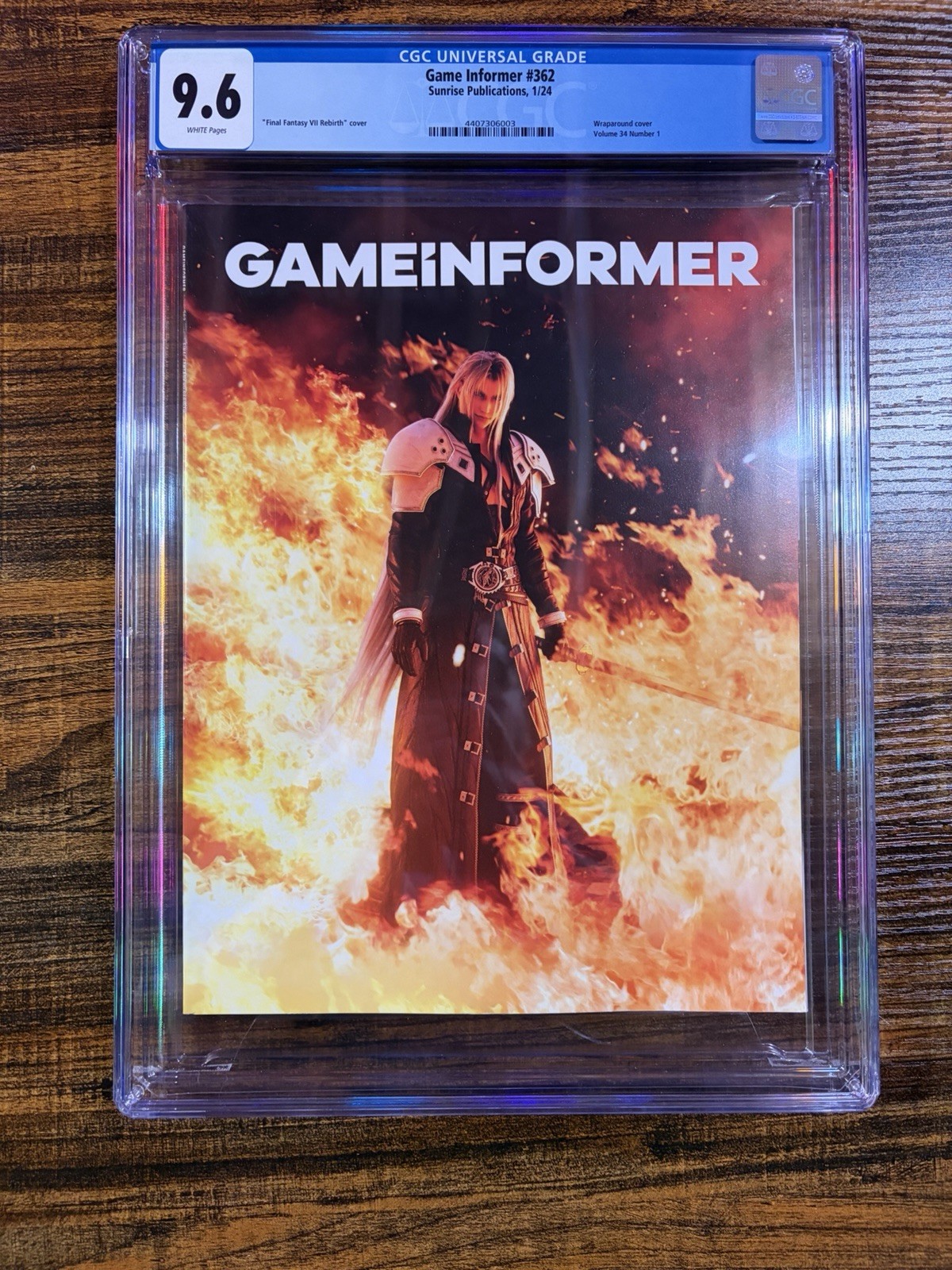 Game Informer magazine #362 CGC 9.6 (2024) Final Fantasy VII Rebirth, Sephiroth