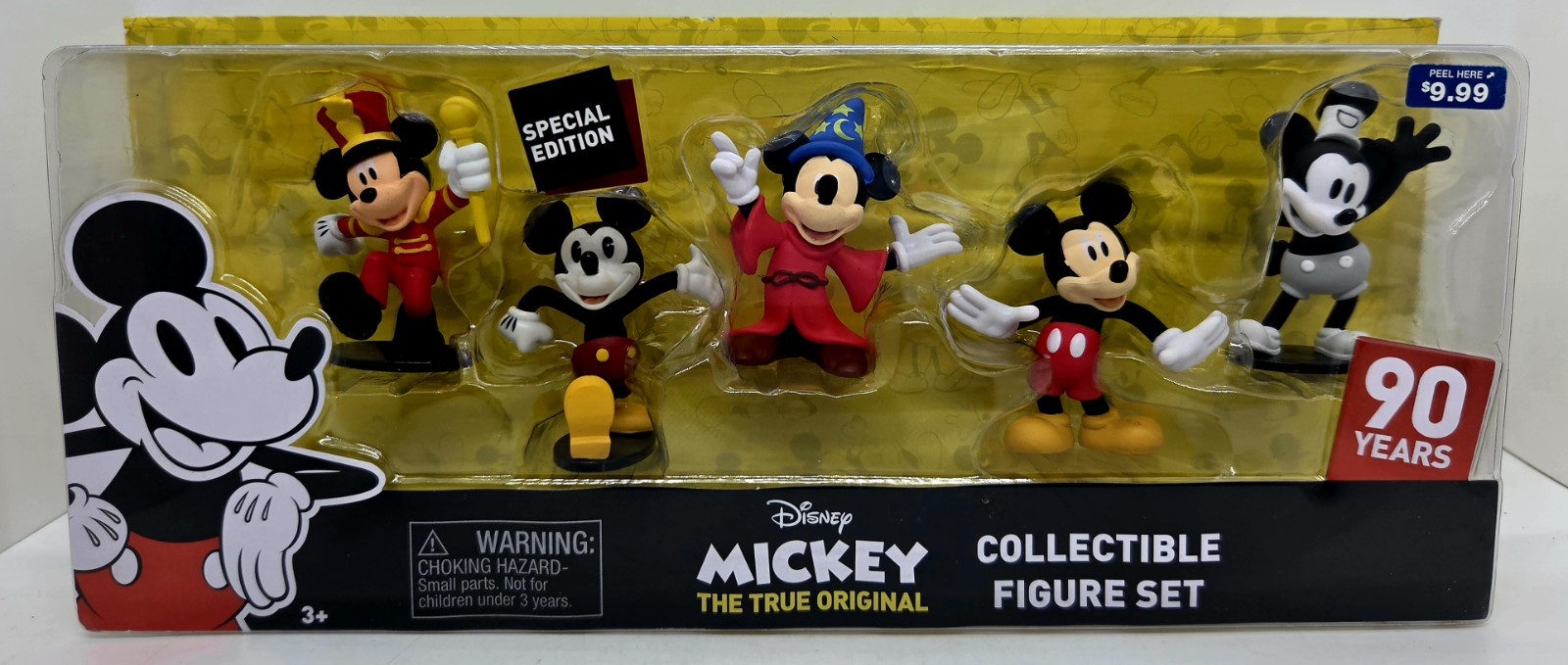 Brand New Disney Mickey Mouse The True Original Collectible Figure Set 90 Years