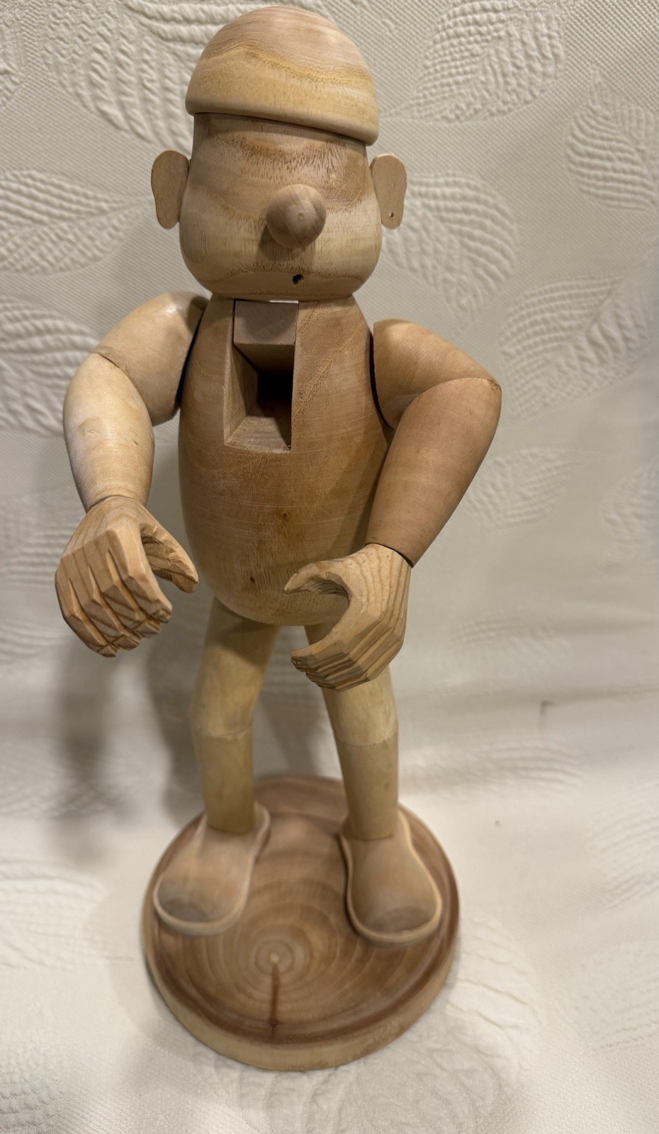 Wood by Zims Unfinished Nutcracker 13 5 Inches Tall