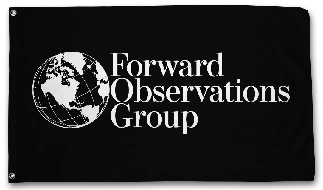 Forward Observations Group Corporate Logo 3x5 Flag Brand New FOG World