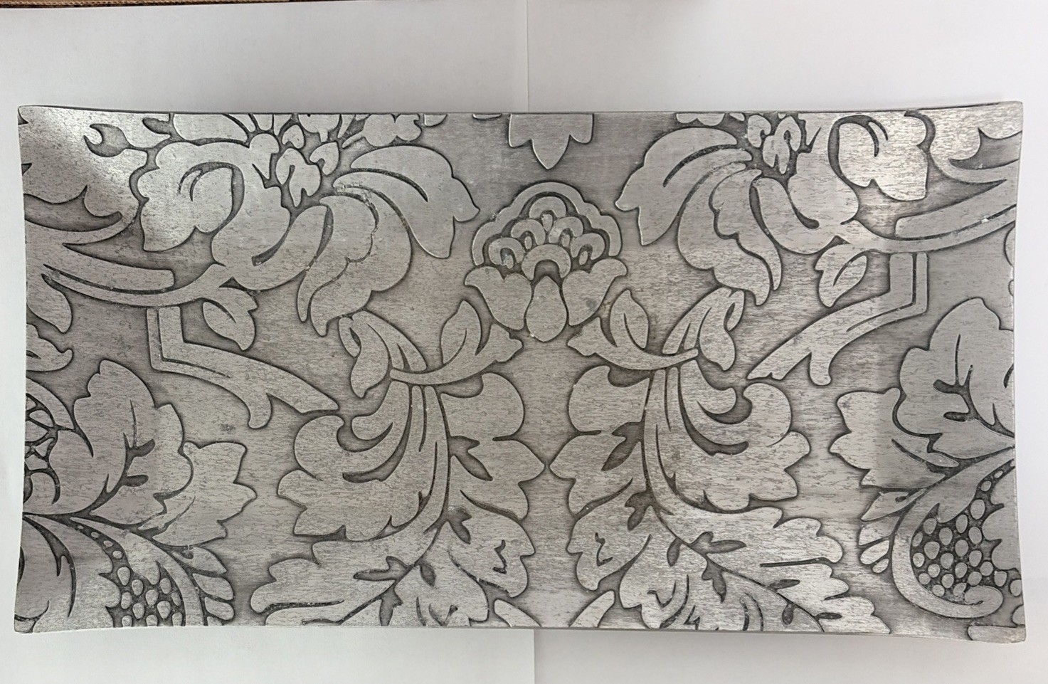 WENDELL AUGUST Handmade Serving Tray. 2017. Weighs: 1.5 Pounds. 15”x8.5”x1.25”.
