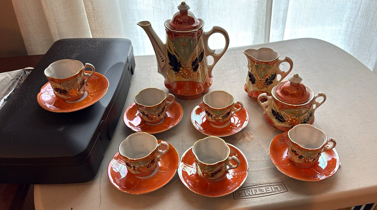 Alboth & Kaiser Germany 15 Piece Porcelain Tea Set