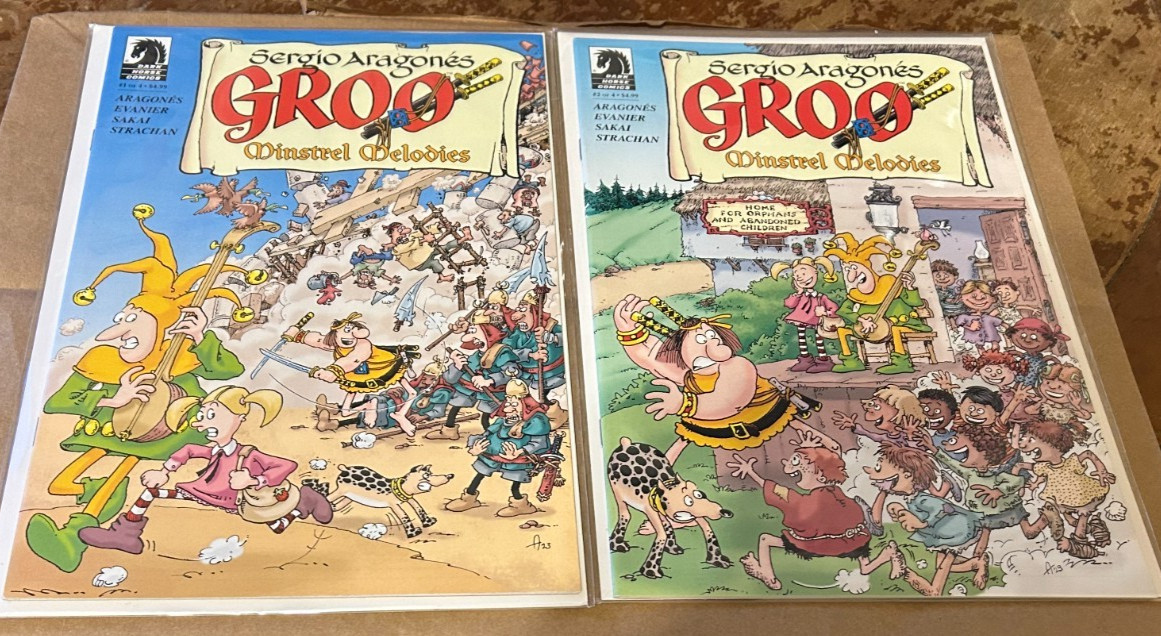 Groo Minstrel Melodies 1 & 2 Dark Horse 