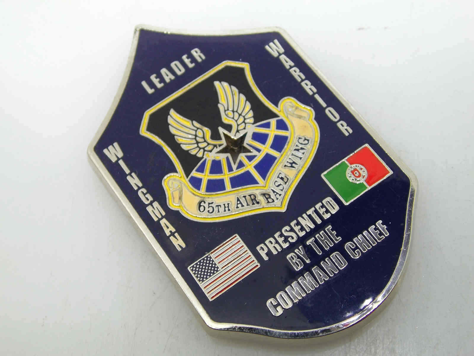 65TH AIR BASE WING COMMAND CHIEF CHALLENGE COIN