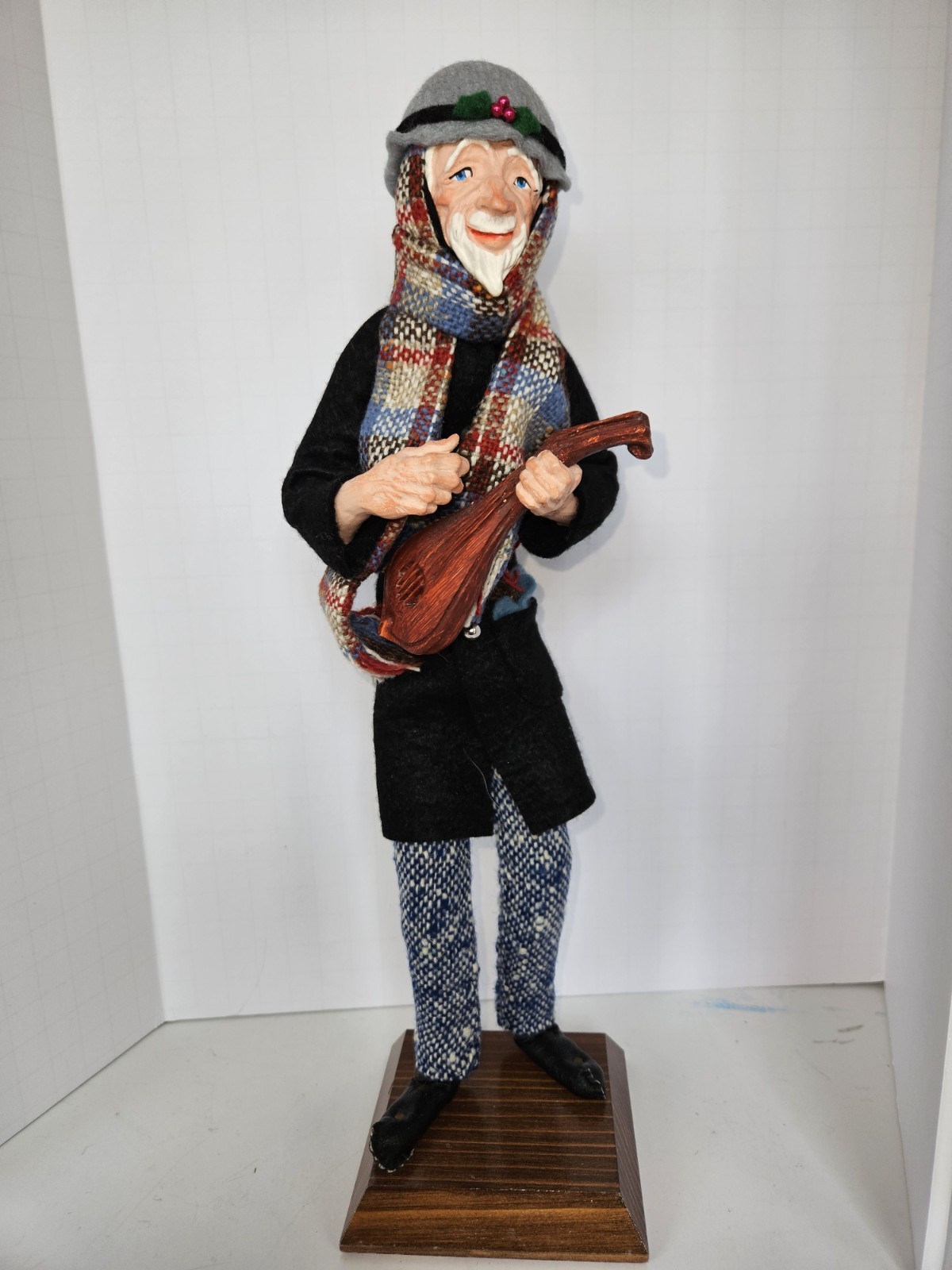 Vintage SIMPICH CHRISTMAS CAROLER MANDOLIN MAN Character Doll 1951 VGC