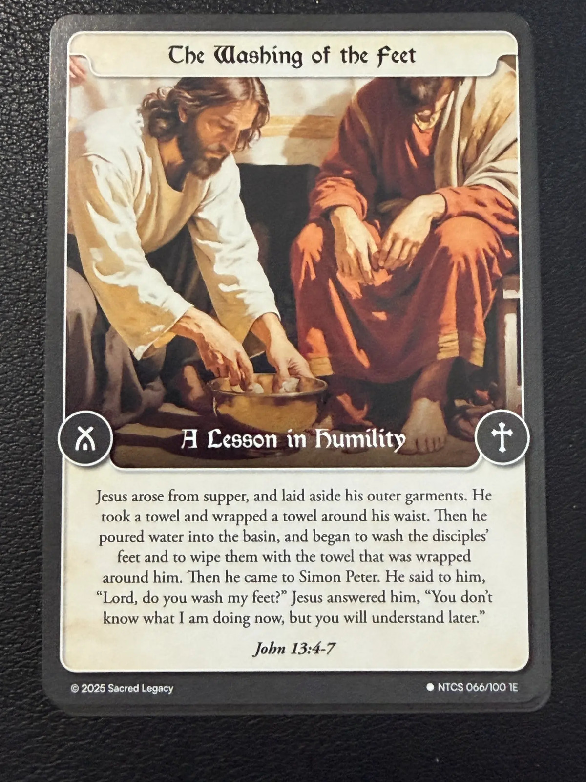 2025 Sacred Legacy 1E First Edition The Washing of the Feet John 13:4-7