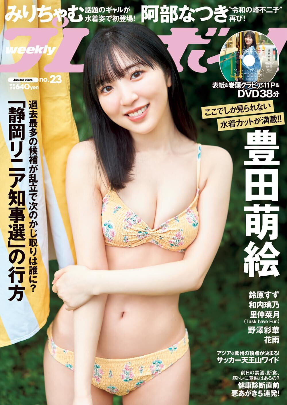 Weekly Playboy 6/3 2024 Moe Toyota Japanese Magazine Natsuki Abe