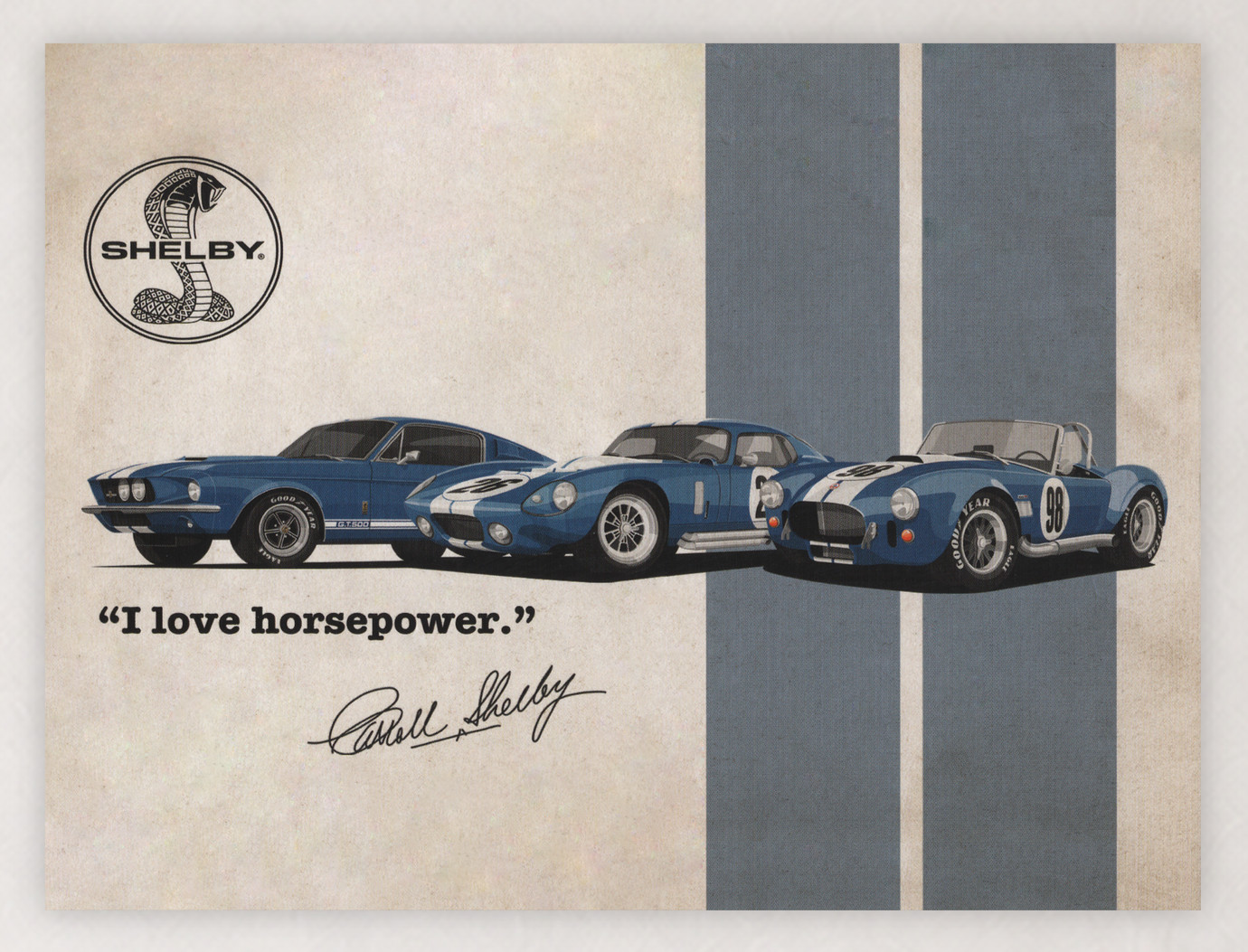 24X18 CARROLL SHELBY 