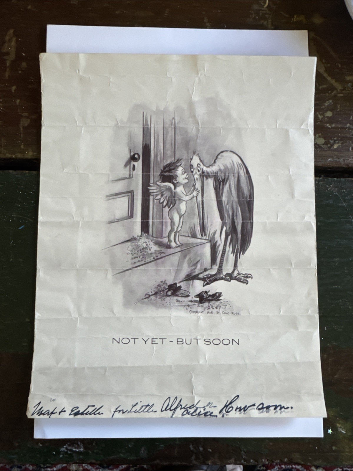 Early 1900’s Birth Notice Antique Ephemera 