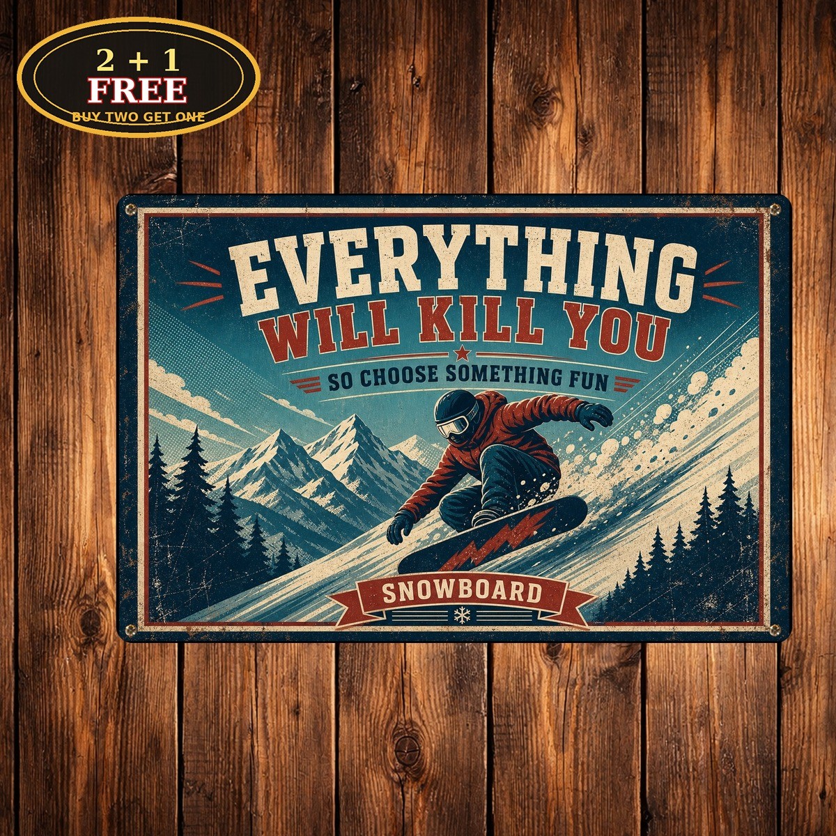 Funny Bartender Tipping Tin Sign Retro Pub Alcohol Bar Wall Decor