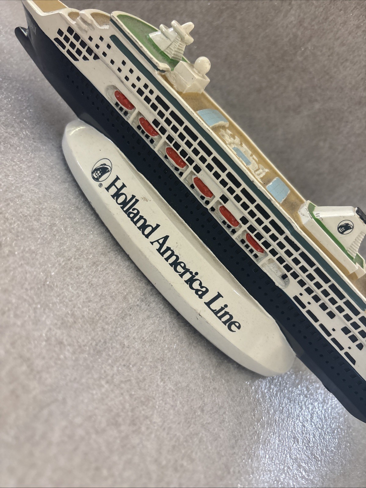 Statendam Holland America Line Cruise Ship Souvenir Model Collectible 9.5” (a89
