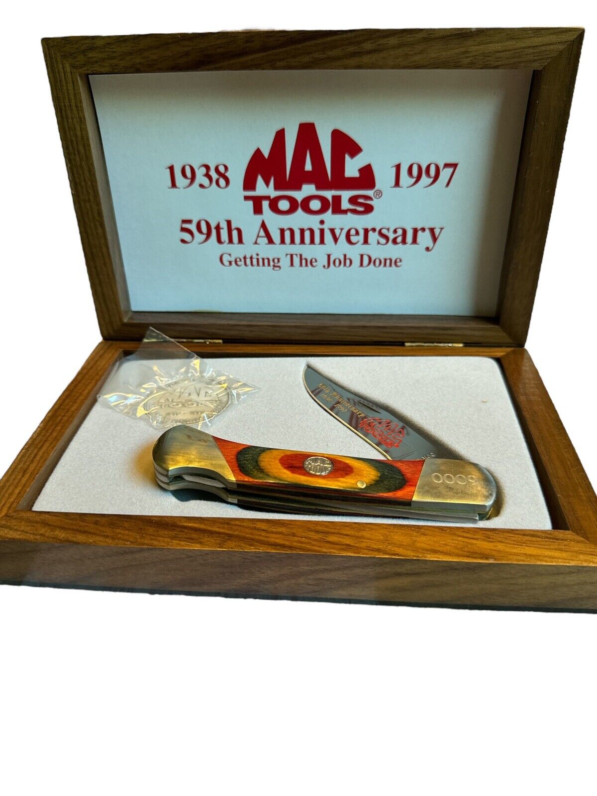 MAC Tools 59th anniversary pocket knife set Collector\'s knife Bear MGC #0008