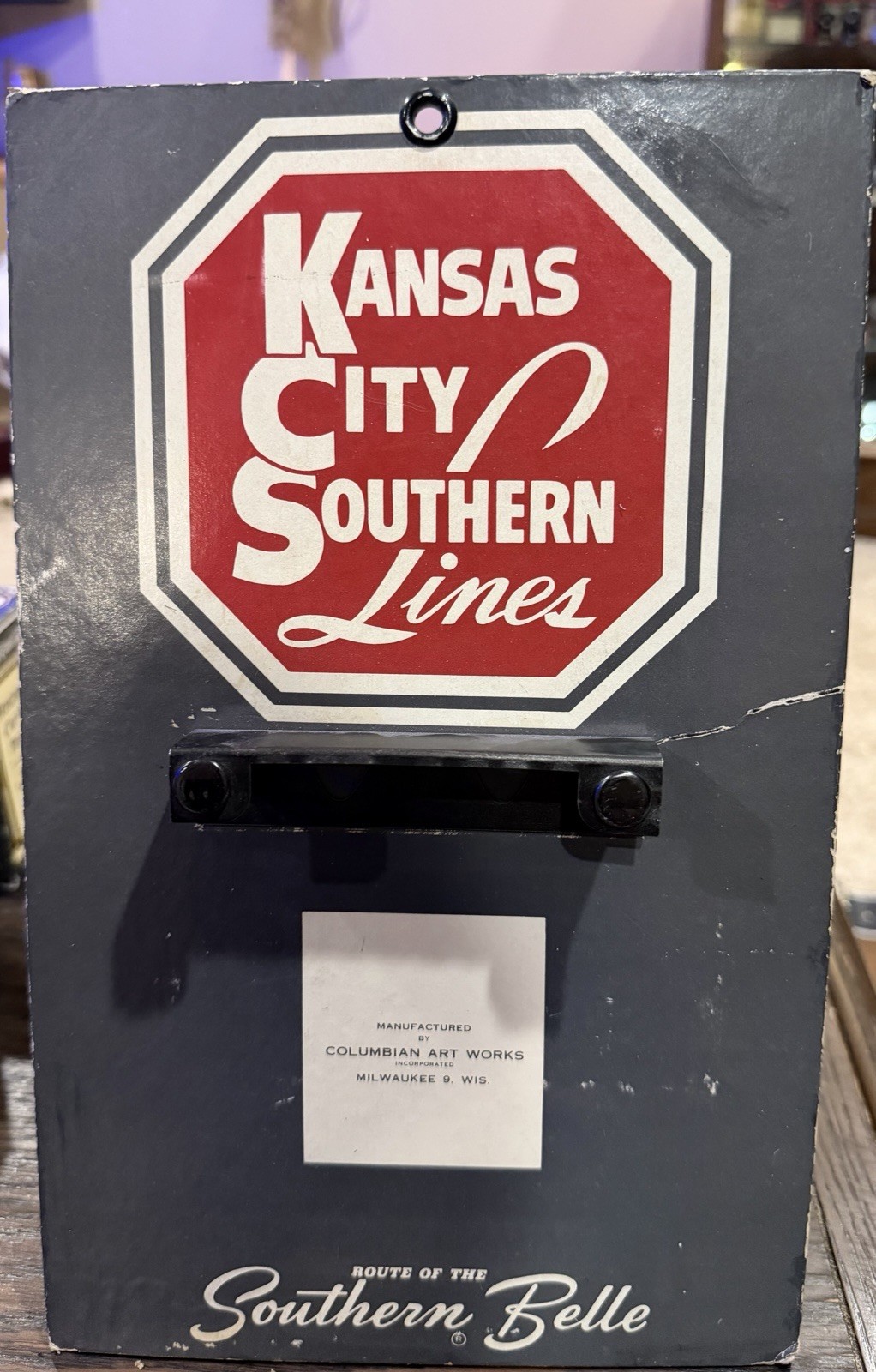 Vintage Kansas City Southern Lines Desk Calendar - Route of the Southern Belle