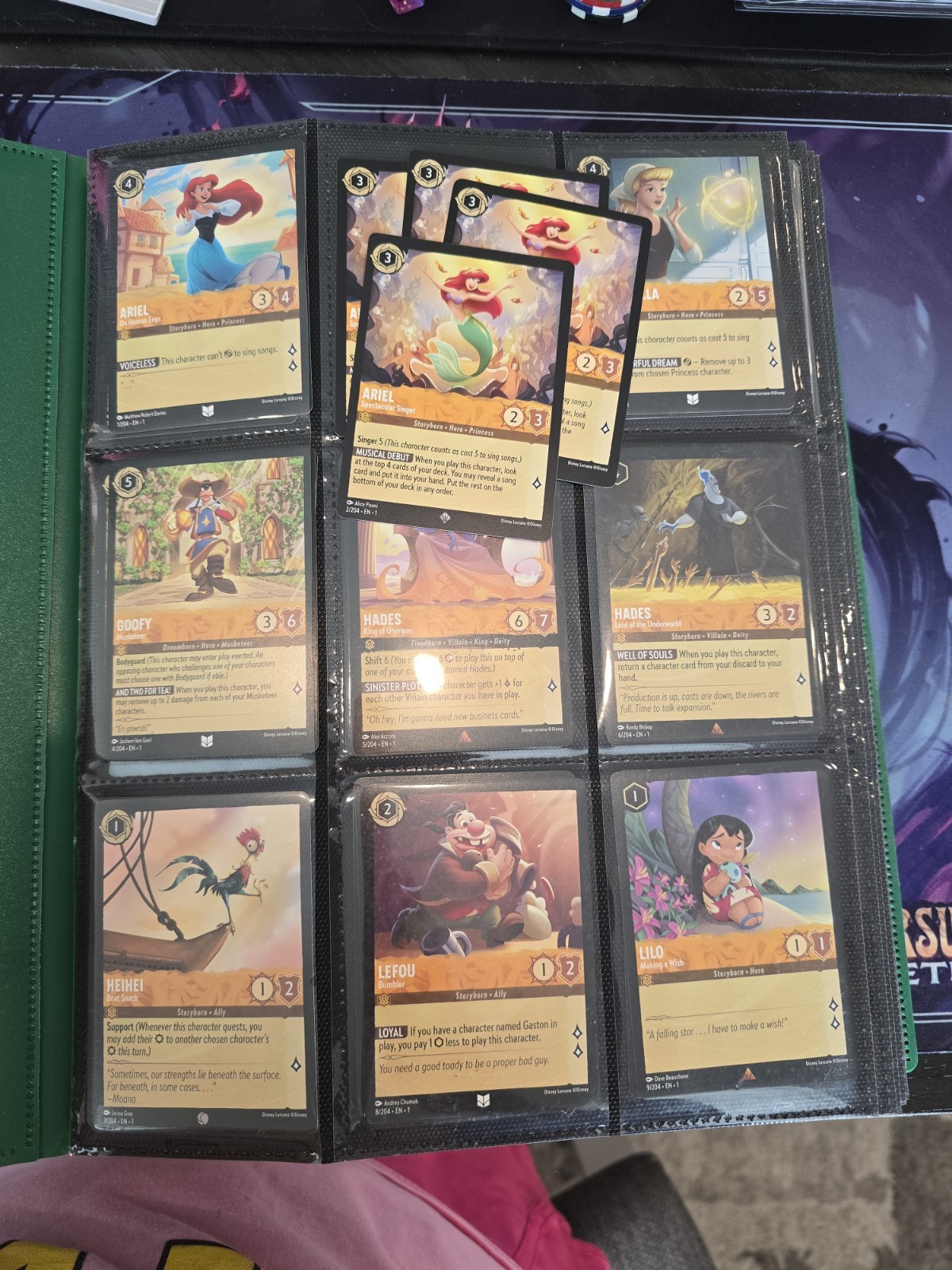 Disney Lorcana The First Chapter Complete Master set 1-204 cards.