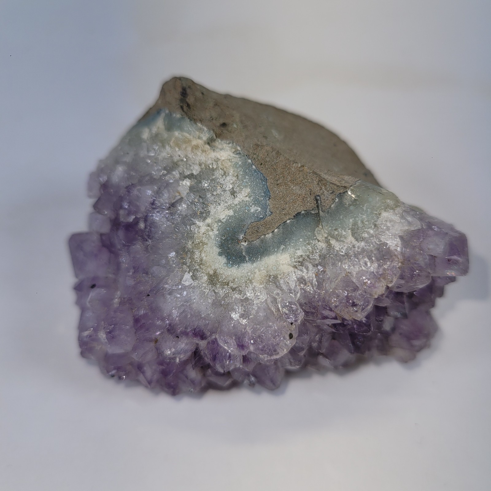 BEAUTIFUL Natural Amethyst Purple Crystal Display Cluster Geode 3”x2”x2.5”