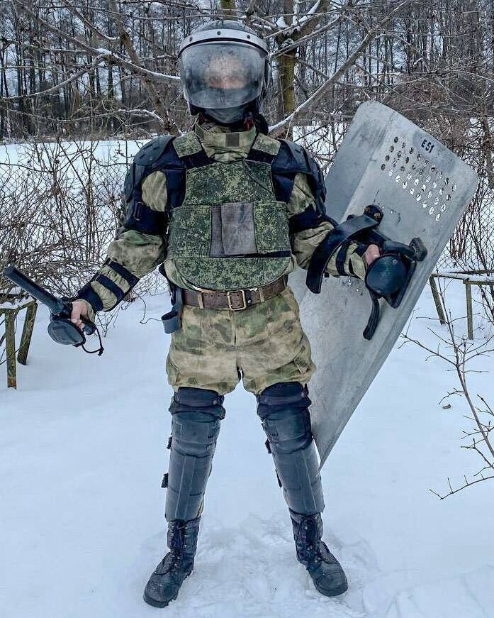 Original shield of the Russian National Guard Russian Army