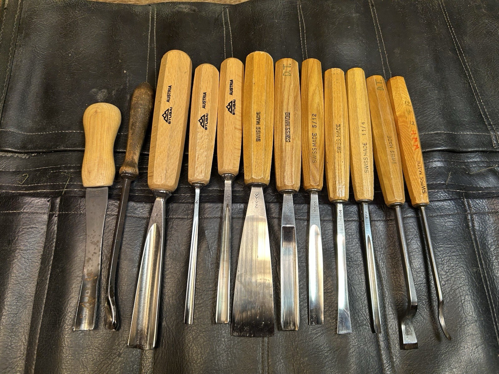 12-pc Pfeil Swiss Made/ Stubiai Austria/ Other Woodworking Carving Tool Set
