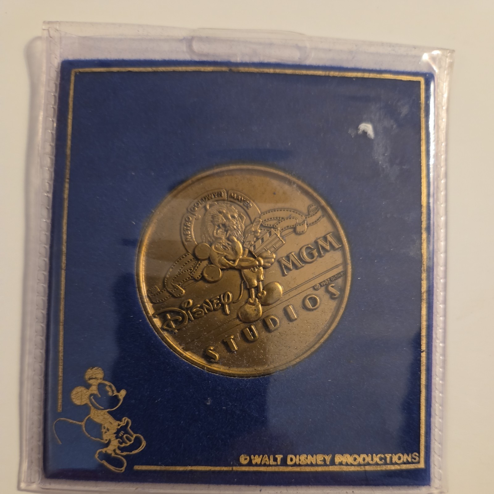 Vintage 1989 Disney MGM Studios Bronze ‘Opening Spring’  Medallion Coin
