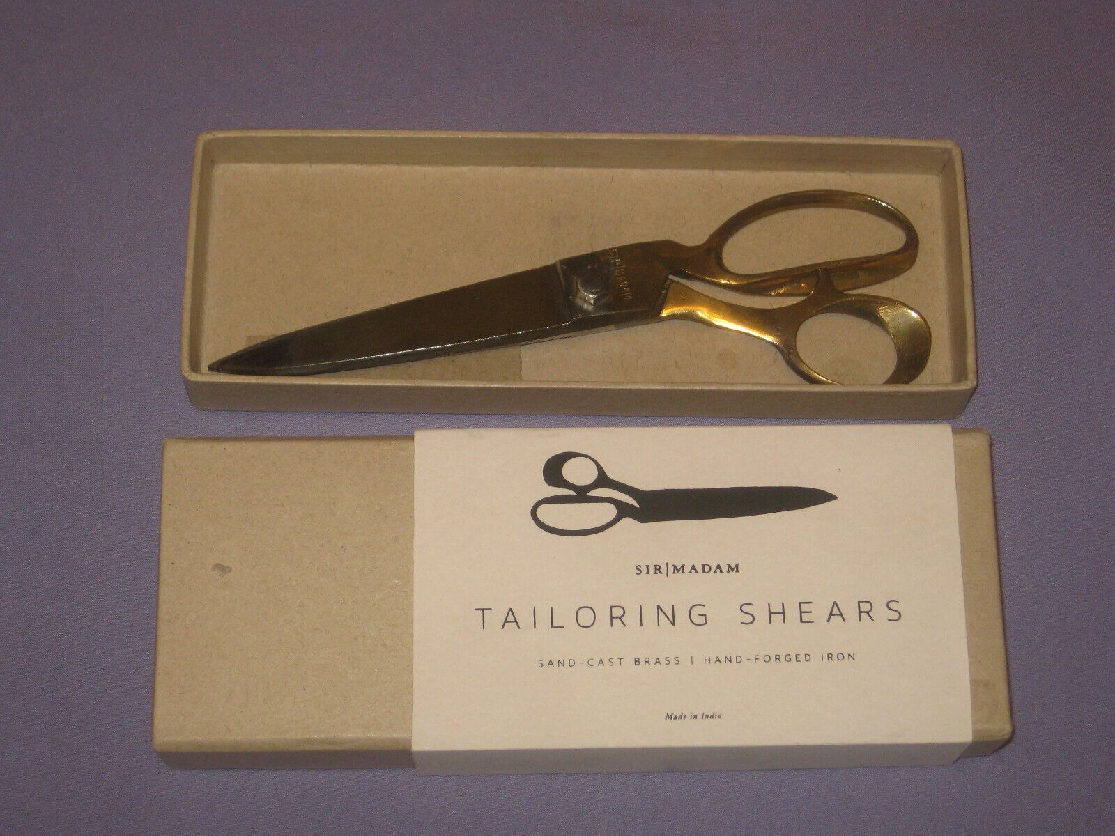 Sir/Madam Tailoring Shears Hand forget Iron  made in India