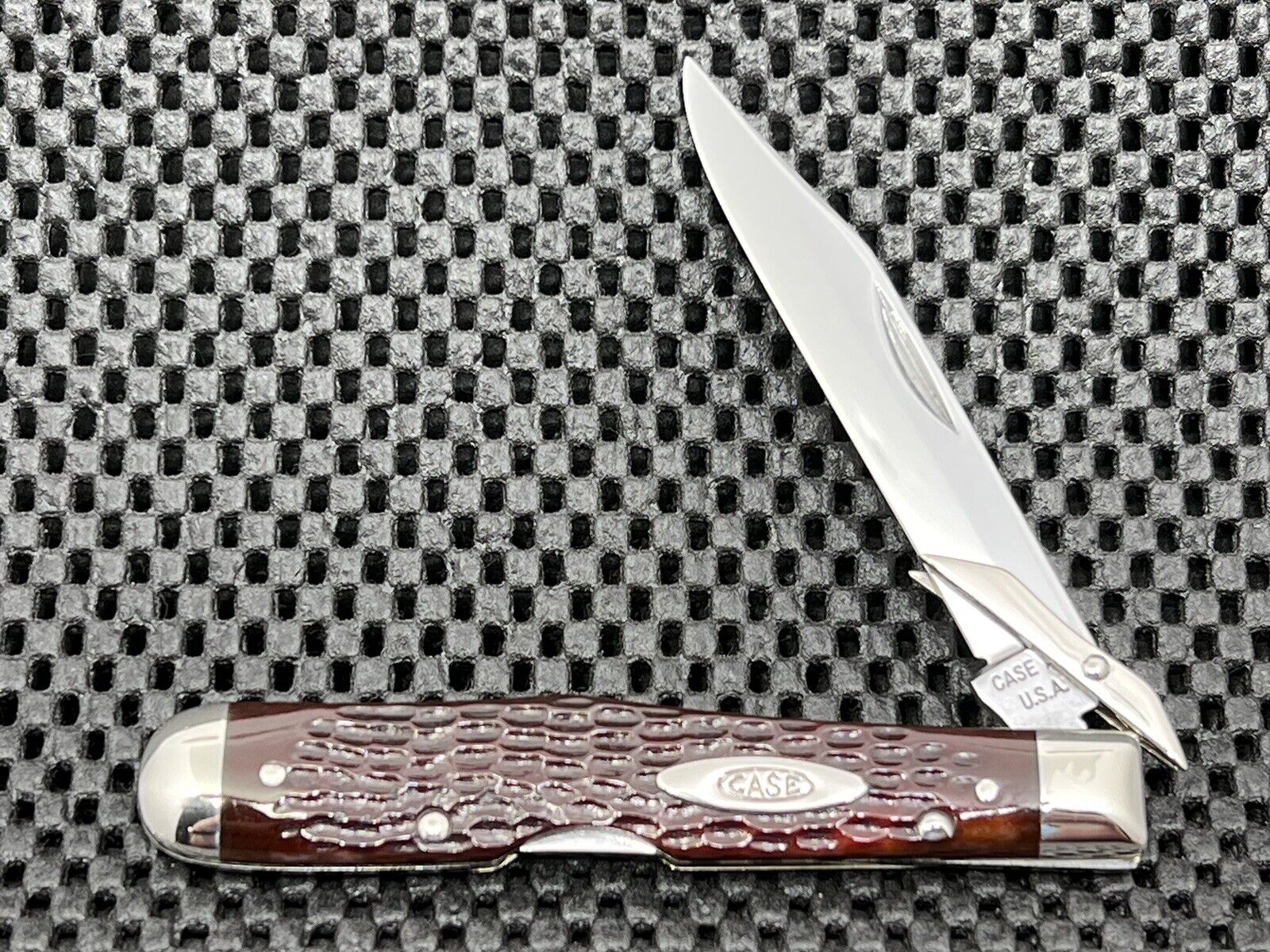 CASE XX 6111 1/2 BONE CHEETAH LOCKBACK KNIFE