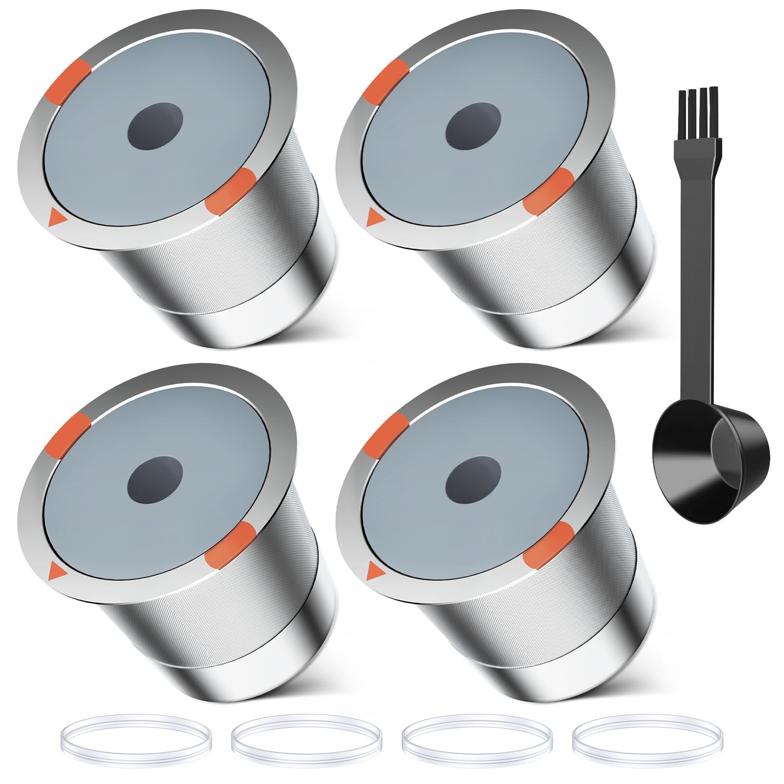 Reusable k Cups for keurig 2.0 1.0,Universal stainless steel Refillable k Cup...