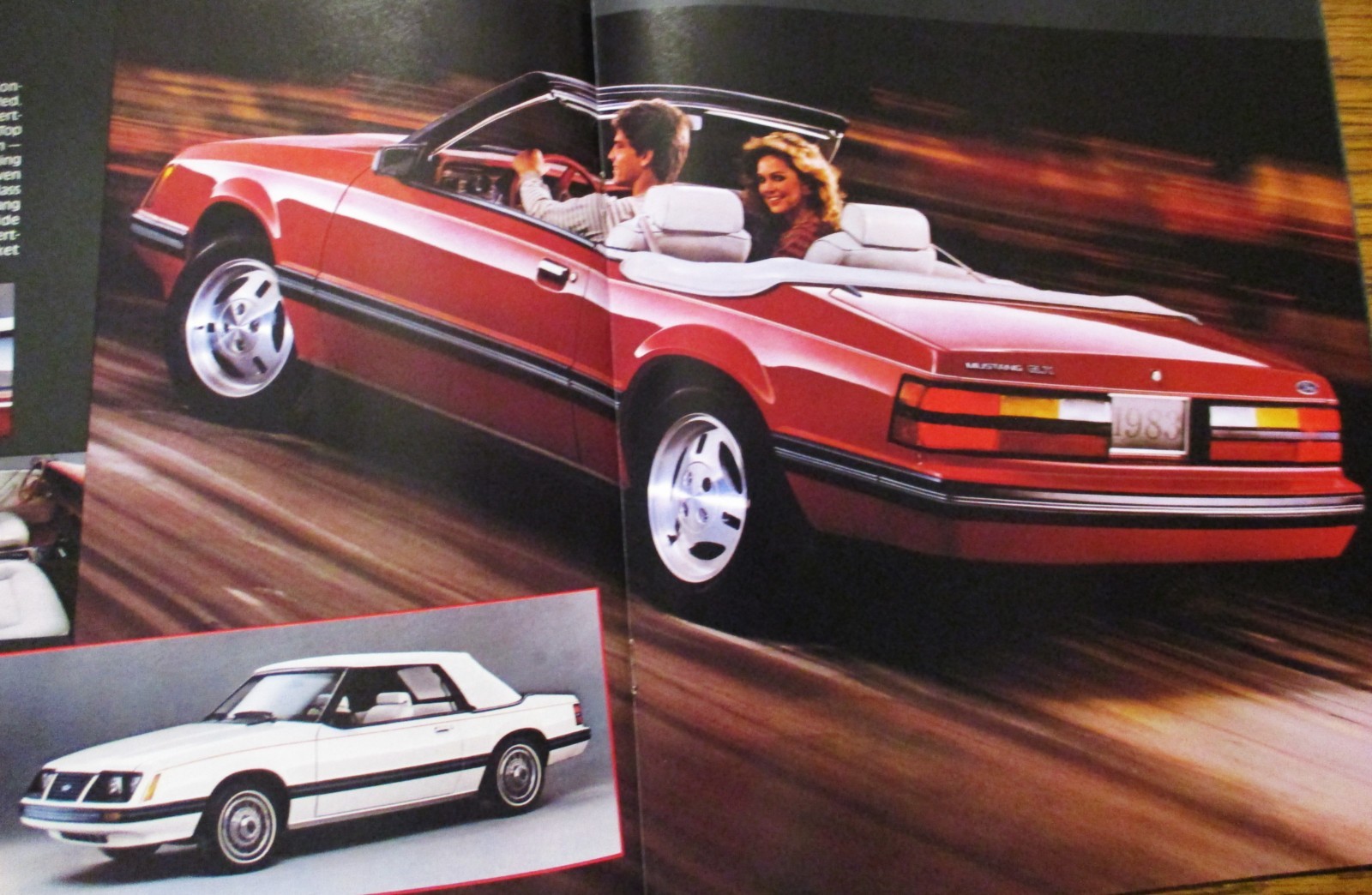 *1983 Ford Mustang Car Original Dealer Sales Brochure Ad Literature GL GLX GT  L
