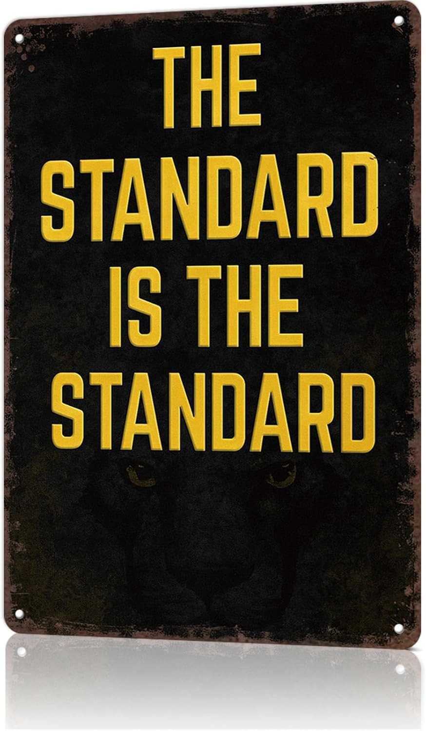 The Standard Is The Standard Football Tin Metal Signs Home Décor 8x12