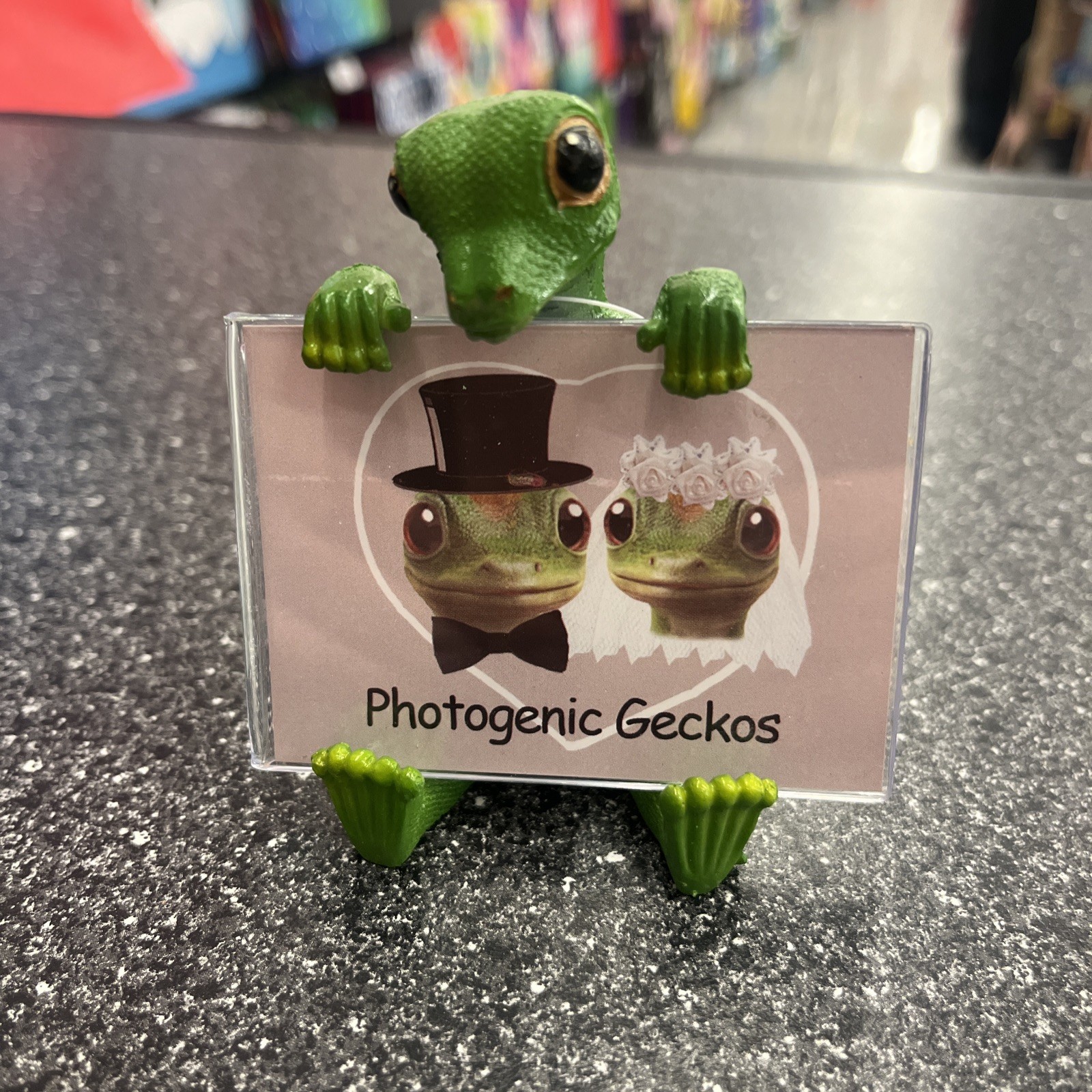 Photogenic Gecko Photo Frame Novelty 3” X 2” Picture 2007 Trippie’s Inc Cute NEW Photogenic Gecko Photo Frame Novelty 3” X 2” Picture 2007 Trippie’s Inc Cute NEW