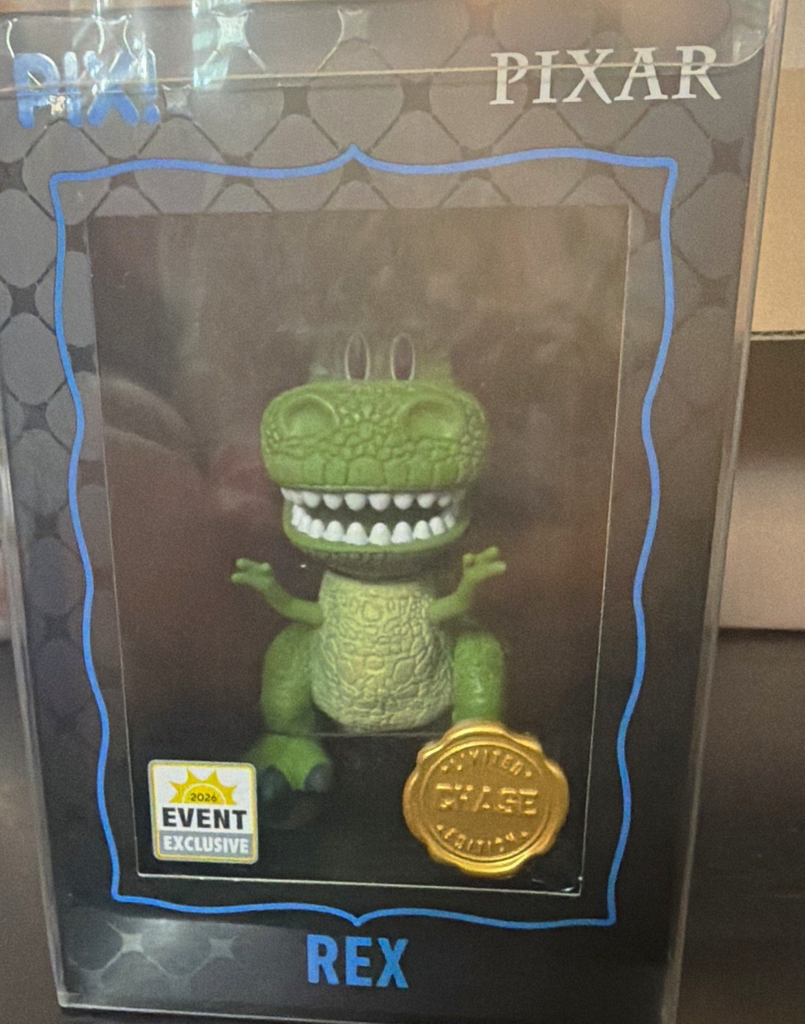Thrilljoy Disney Pixar Toy Story Rex Chase 2026 w/ protector and Buzz common