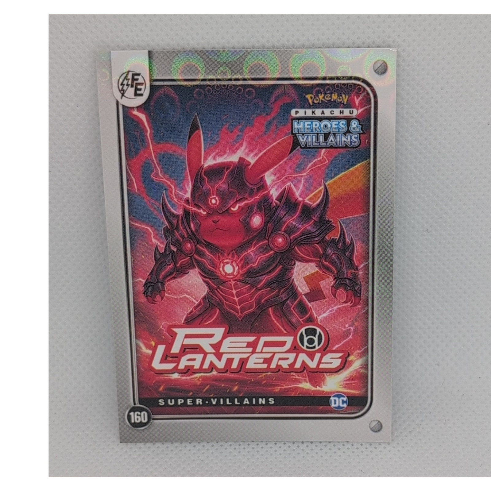 Pokémon Pikachu Heroes & Villains Red Lanterns Super-Villains #160 Card