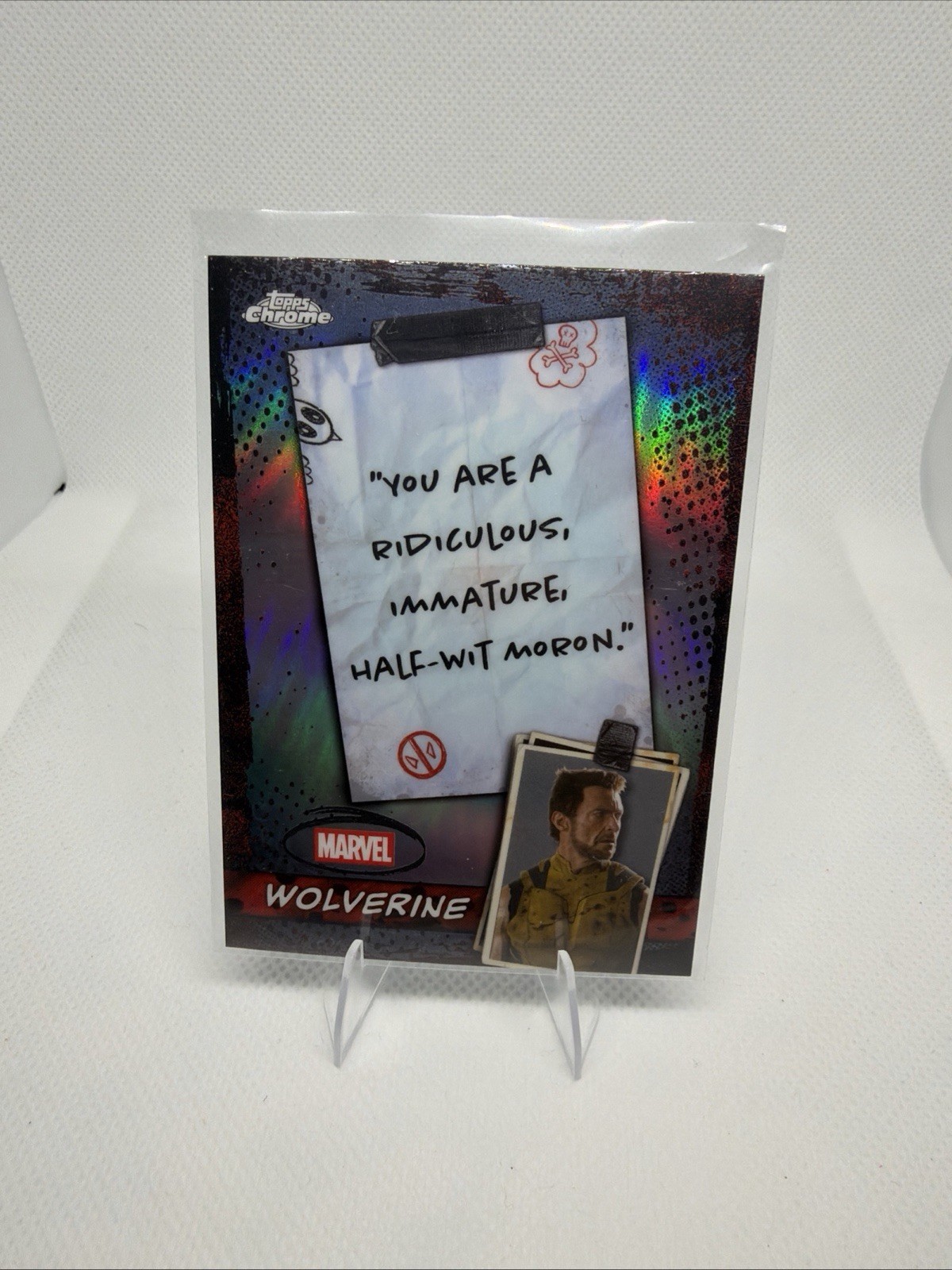 Wolverine 2025 Topps Chrome Marvel Studios Deadpool And Wolverine Insert WM-02 Wolverine 2025 Topps Chrome Marvel Studios Deadpool And Wolverine Insert WM-02