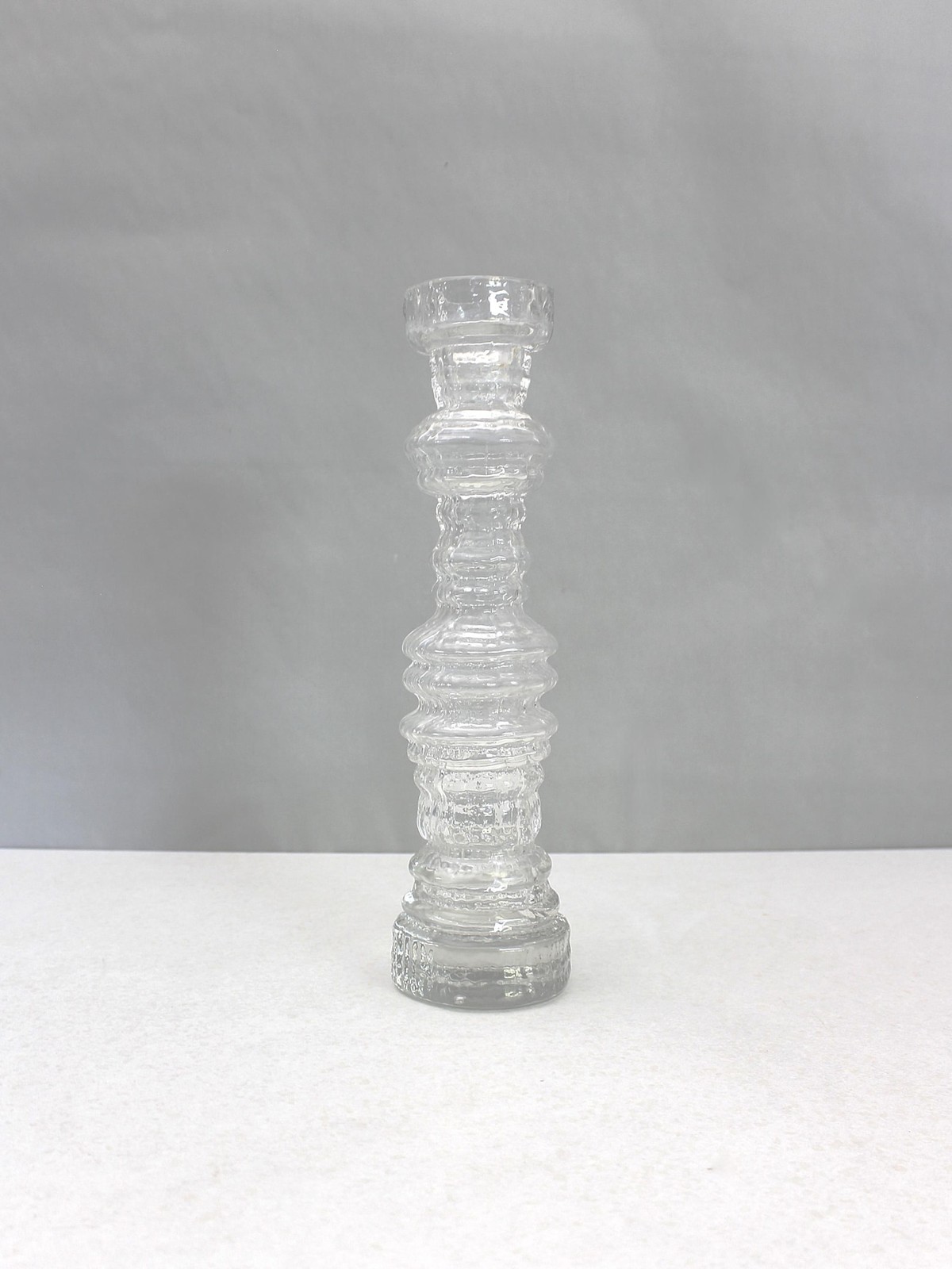 Large Rosenthal Studio Line Glass Vase Martin Freyer Germany 1970s 14.75