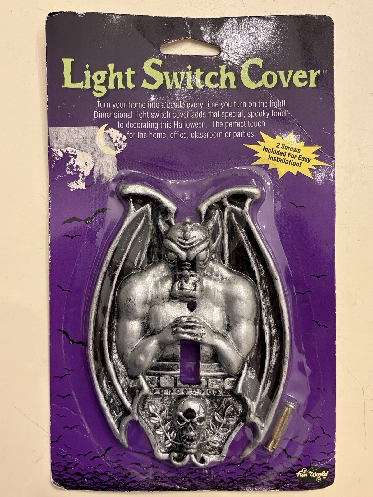 Vintage Fun World Div Gargoyle Light Switch Cover Easter Unlimited halloween NIP Vintage Fun World Div Gargoyle Light Switch Cover Easter Unlimited halloween NIP