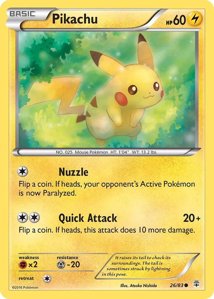 Pokemon Generations Pikachu #26/83 English LP