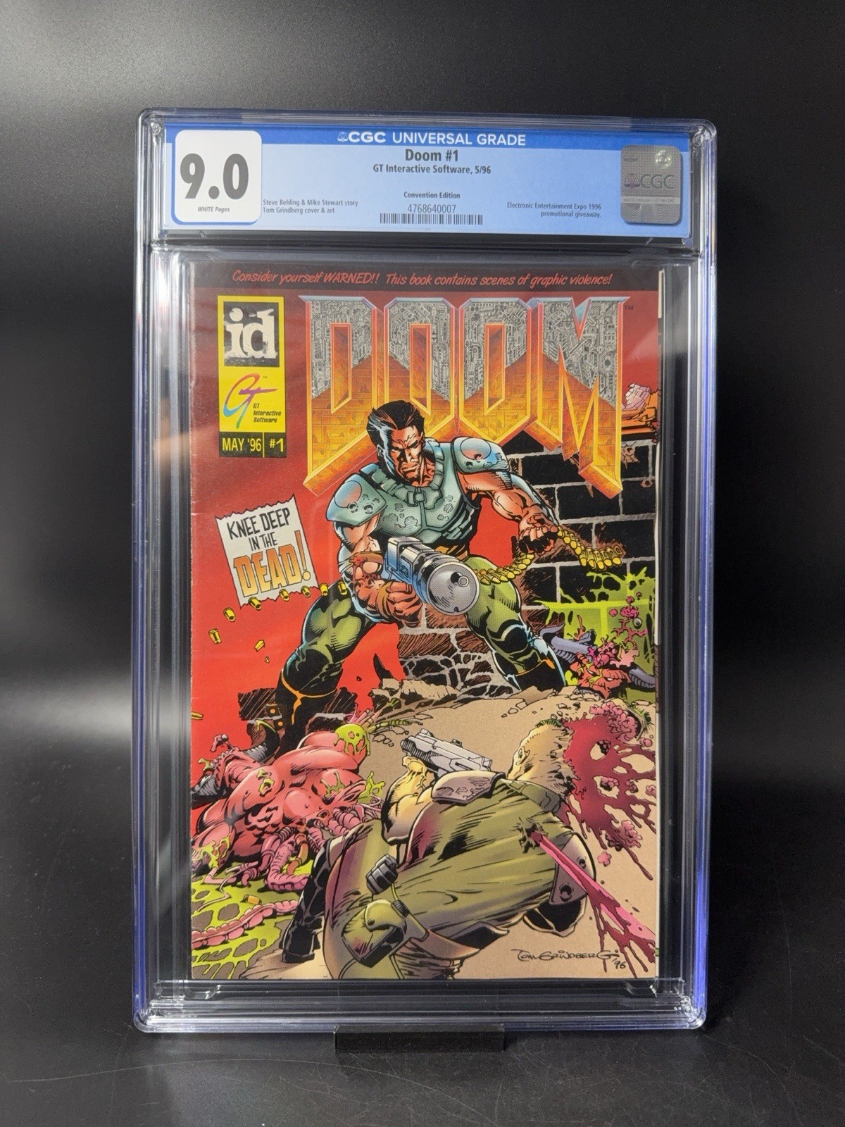 Doom #1 CGC 9.0 1996 Rare ID SOFTWARE KEY 🔑 Knee Deep Convention Anthology Doom #1 CGC 9.0 1996 Rare ID SOFTWARE KEY 🔑 Knee Deep Convention Anthology