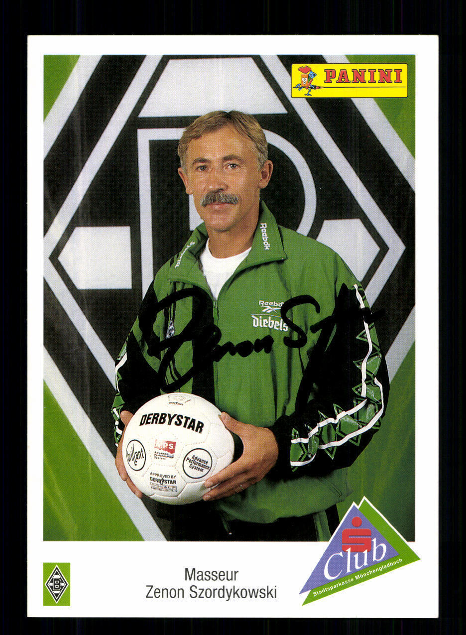 Zenon Szordykowski autograph card Borussia Mönchengladbach 1995-96 + A 191227