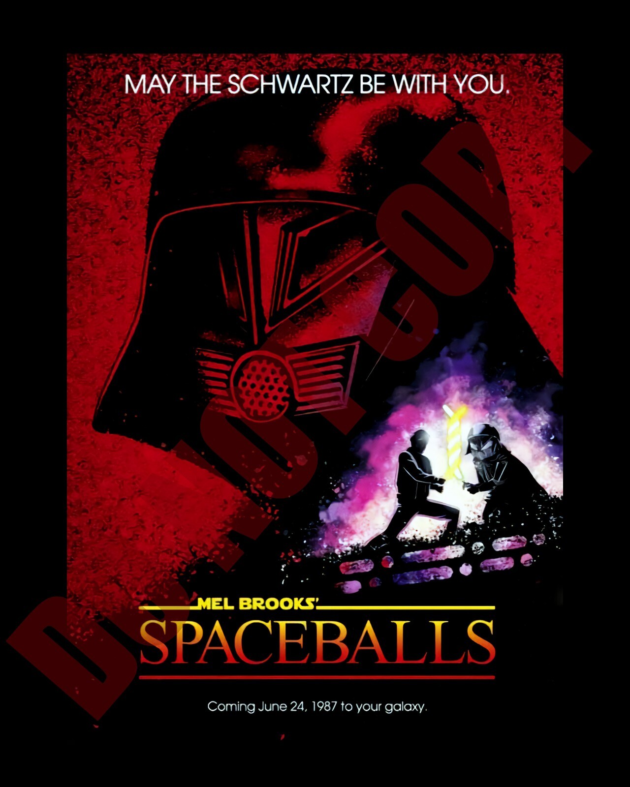 1987 Spaceballs Movie Theater Magazine Advertisement Promo Ad 8x10 Photo