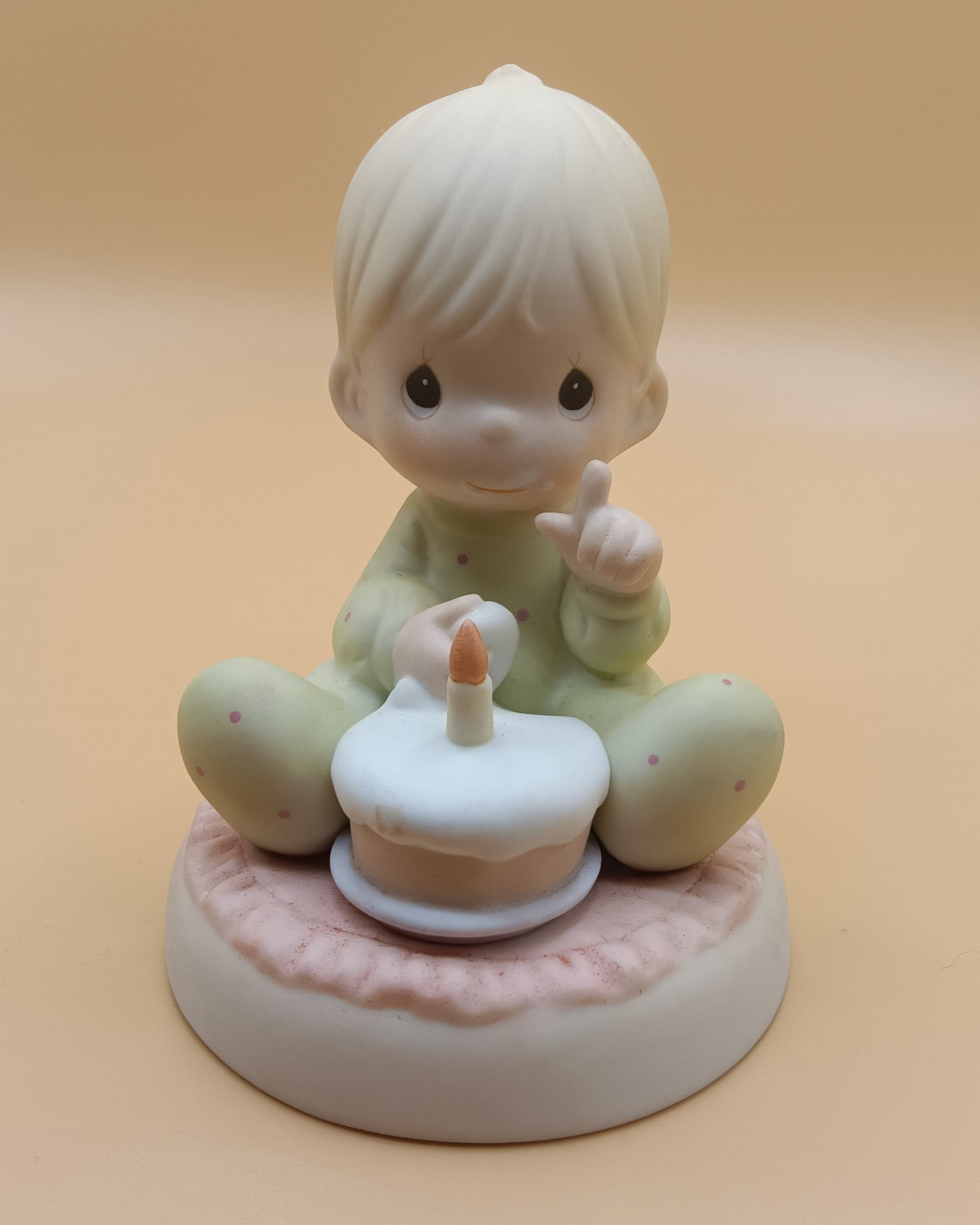 Vintage Precious Moments Baby\'s First Birthday Figurine 1992 Enesco 524069