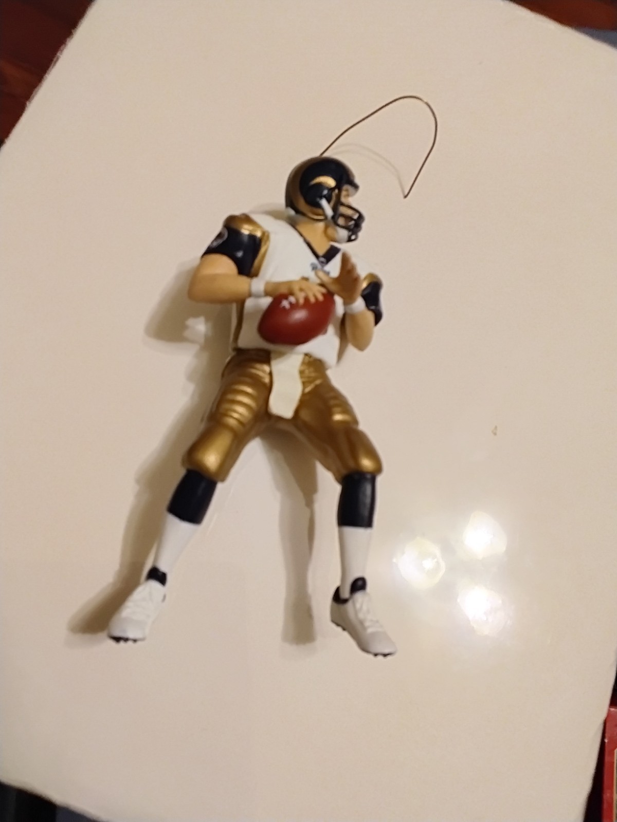 vintage Kurt Warner Quarterback Football Legends Hallmark figure