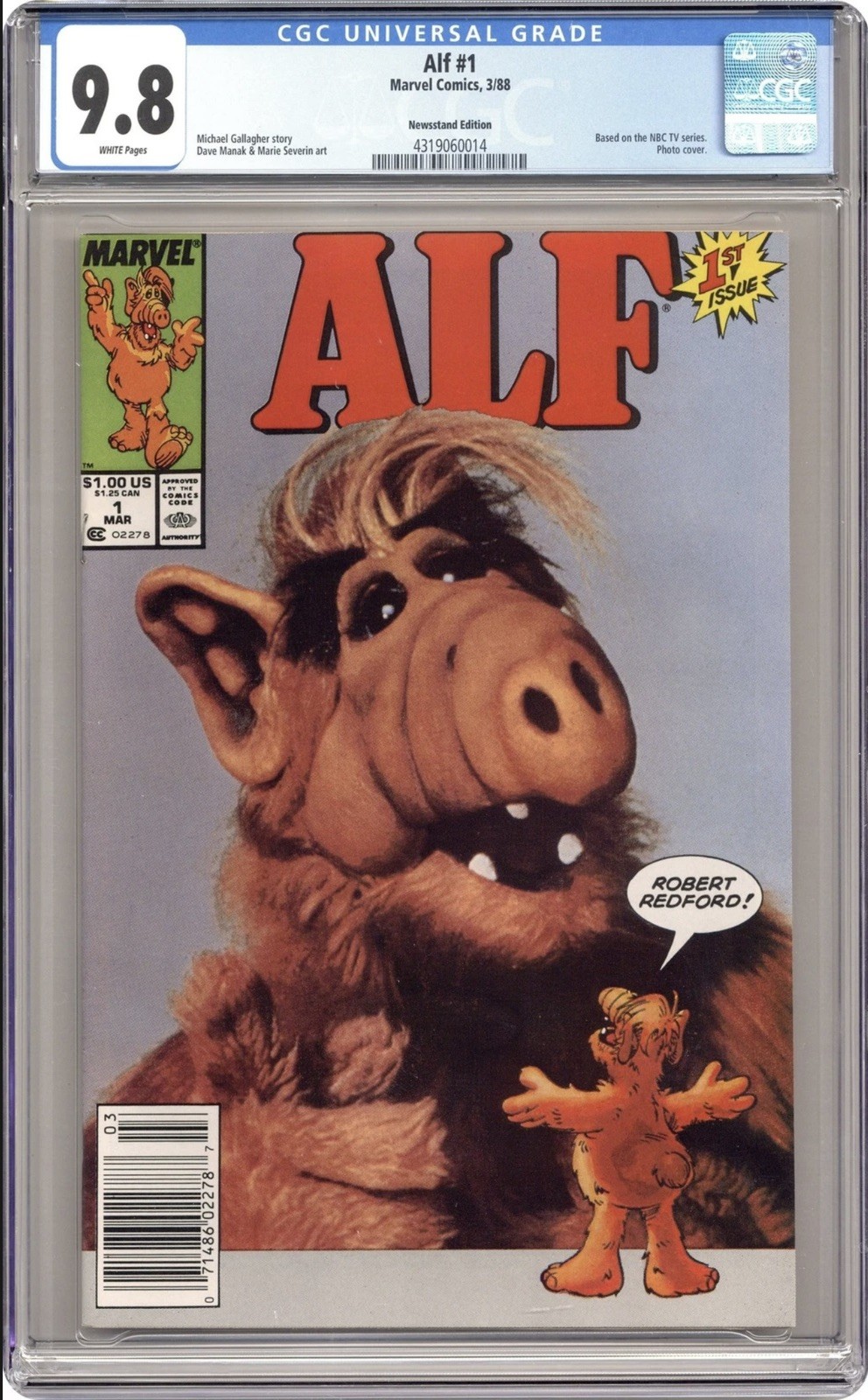 ALF 1N CGC 9.8 Newsstand 1988 4319060014