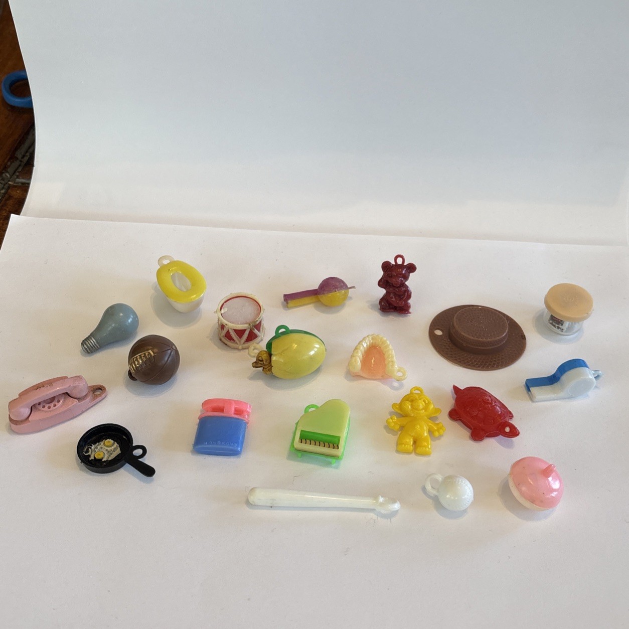 Vintage 1960-70’s Lot Of 20 Gumball Charms/Cracker Jack Prizes